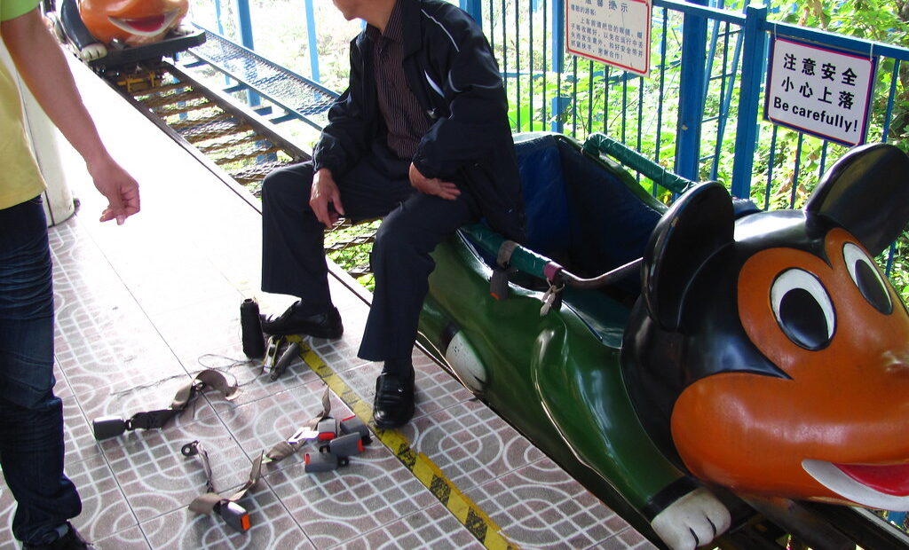 roller coaster seat belts